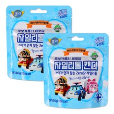 로보카폴리 제로당 캔디, 자일리톨, 40g, 2개