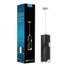 攪拌器手持電動小型家用打蛋器USB充電式打奶器烘培奶泡器, 黑色塑膠方形新款:無規格