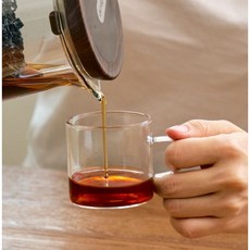 구티 미니잔 S사이즈 내열유리컵 소형 깔끔한 미니컵 찻잔, 1개, 투명