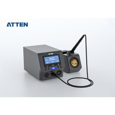 ATTEN安泰信 ST-1503 智能物聯網高頻數顯電焊台 150W 防靜電 通訊 焊槍 調溫 600度 110V, 1個, 原廠ST-9003D智能電焊台≥90W