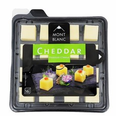 몽블랑 큐브치즈 체다 와인안주, 100g, 10개