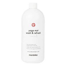 Manduka 大瓶瑜珈墊清潔噴劑 32oz補充瓶天然精油香味療癒Mat Wash All Purpose 946ml, 1個, Lavender 薰衣草(新包裝), 227ml