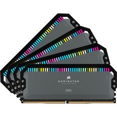 데스크탑 메모리 램 PC메모리 PC램 코르세어 도미네이터 플래티넘 RGB DDR5 RAM 32GB 2x16GB 5600MHz C36363676 1.25V 인텔 최적화 컴퓨터 i, 64GB (4x 16GB)_Black