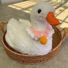 柯爾鴨圍脖布 萌寵柯爾鴨蝴蝶結項圈圍脖布兜 雞鴨鵝裝飾