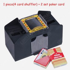 카드셔플기 포커 블랙잭 딜러 기계 1조각 표준 크기 카드 셔플 러 머신 보드 홈, 04, 1개