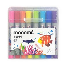 모나미 유성 매직세트, 24색, 24개