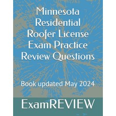 (영문도서) Minnesota Residential Roofer License Exam Practice Review Questions Paperback, Independently Published, English, 9798326624710