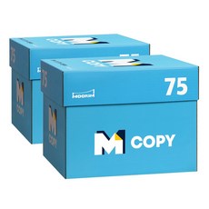 엠카피 복사용지 75g, A4, 5000매
