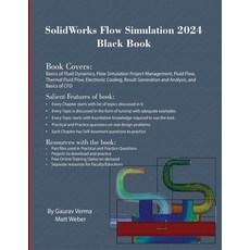 (영문도서) SolidWorks Flow Simulation 2024 Black Book Paperback, Cadcamcae Works, English, 9781774591314