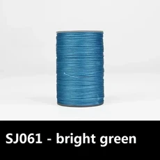 팔찌 목걸이 구슬 코드 제작 폴리에스터 가죽 m DIY 공예 스레드 바느질 40 0.65mm 예술 왁스 라운드 주얼리, 0.65 mm Diameter, SJ061 - bright green, 1개