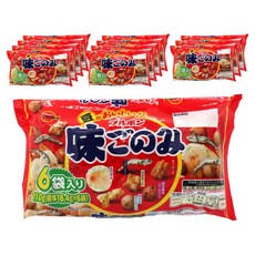 BOURBON 北日本 阿吉奧米家庭米餅 + 豆餅 + 乾梅魚 6入, 12個, 110g