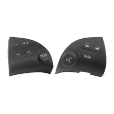 1세트 L+R 하이/로우 구성 버튼 커버 - Lexus ES350/240 84250-33190 스티어링 휠 볼륨 조절용, 01 1set high black