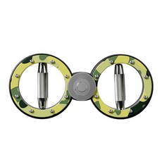 雙輪健身器材 核心訓練 平衡協調 輕巧便攜 防滑握把 多功能運動, 迷彩, 1個