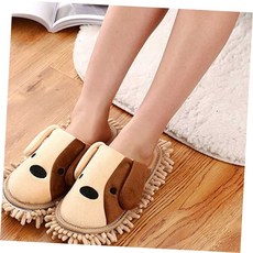 청소용슬리퍼 걸레슬리퍼 발걸레 강아지 청소 슬리퍼, 강아지(핑크), 추가없음