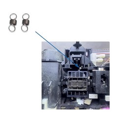 BAIKAISHUII 교체용 스프링 R1390 DTF 프린트 헤드 캡 탑 폐기물 잉크 패드 캡핑 스테이션 Epn L1800 1390 1400 1430 1500W 프린터 스프링과, 2개