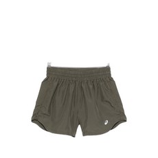 아식스 elasticated running shorts