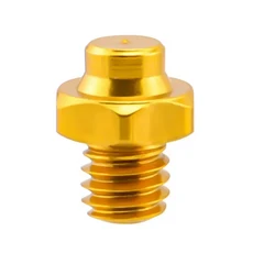 12PCS 자전거 페달 안티 스키 스터드 볼트 MTB 도로 대 한 알루미늄 합금 클리트 초경량 CNC, 01 Golden  12PC, 01   Mainland