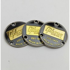 기타 뒷면 커버는 스모크 블랙 메탈 일렉트릭 기타입니다 사이즈 차트를 확인하여 맞는지 확인하세요, 3pcs