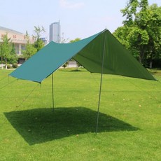 타프 캠핑 야영 물박이 방습 그늘막 야외천막 방수 캐노피 66238EA 1(ea), 딥그린