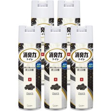 소취력 [정리 사] 화장실용 스프레이 숯과 백단 365mL×5개 화장실의 소취력