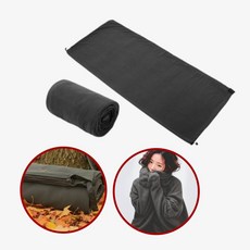 겨울 보온용 무릎담요 침낭라이너 휴대용 가벼운 캠핑담요, 1개, do 03플리라이너-카키