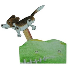 동력전달 오토마타 달리는 강아지 만들기 10인/ 조립키트 크랭크 과학놀이장난감 과학, 1개