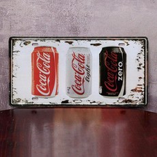 차량 번호판 빈티지 외국차 플레이트 펍 장식 소품 카페, 1개, 화이트