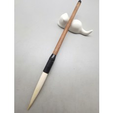 汝陽劉 宿羊毫長鋒毛筆，酸枝木筆杆，聚峰蓄墨，彈性適中, 1個, 參考詳情頁