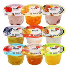 뚜또 과일푸딩 컵과일 디저트젤리 230g 9종 맛선택, 백도, 1개