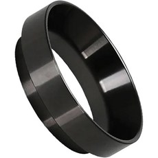OZHDAOZ 51535458mm 에스프레소 커피 도징 링 필터 교체 에스프레소와 2컵 1컵 바구니 바늘 깔때기 54mm53mm 블랙, 53mm Black Ring