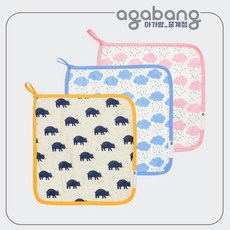 아가방 중계점 [엘츠] 고리 수건세트 (3Color) (BLUE PINK YELLOW) 면 100% 땀흡수와 통기성이 좋은 수건, FREE, 옐로우, 1개