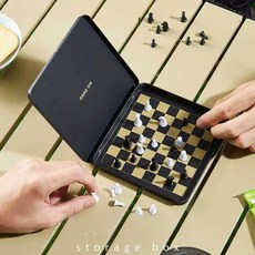 여행용 포켓 체스 자석 국제 실내 장기판 지갑 체스, A. 중국 장기 세트