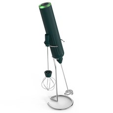 電動奶泡器USB充電打泡器手持打蛋器攪拌器奶油起泡器無線便攜, 深綠色:無規格