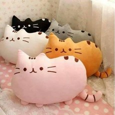 Pusheen 大尾巴貓咪抱枕, 粉