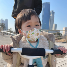 나와 아기 마스크 10매 세돌 두돌 돌 아기 12개월~30개월 어린이 영아 유아 새부리형 아기와나, 곰돌이(4세~8세)