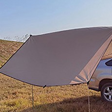 차량용 차박 타프 200*440cm, 핑크