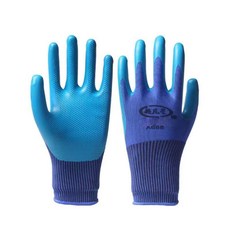 a688 乳膠耐磨工作手套 防滑耐用 勞保手套, 1個, 688單面膠,12雙