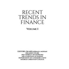 (영문도서)Recent Trends in Finance-Volume-I Hardcover, Notion Press, English, 9798906063083