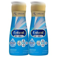 엔파밀 옵티멈 엔스파이어 DHA 액상 유아 분유 946ml, 2개