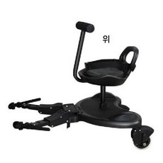 다자녀 유모차버기보드 페달 보조발판 휠보드 외출용, 2륜 페달(시트쿠션)