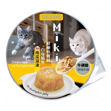 惜時 Miki 特級機能愛貓餐杯, 80g, 1個, 鮪魚
