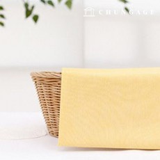 천가게 면 20수 선염 해지 무지천 자수 원단 18종 한마, 07)옐로우[487-3], 1개