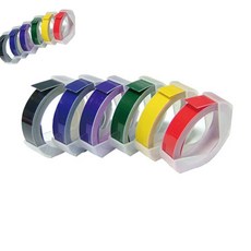 팔땨 엠보싱테이프 노랑 스티커라벨지 또각이리필테이프 네임테이프