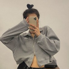 여성용 베이직 크롭 재킷 지퍼 미니멀리스트 여름 턴 다운 칼라 시크 자외선 차단 하라주쿠 올매치 슬림 심플 로파