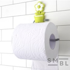 플라워 휴지걸이 색상랜덤 봉