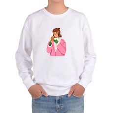 기모맨투맨 붕어빵 잉어빵 겨울간식 디자인