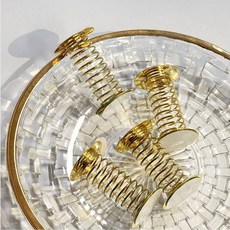 인형 제작 재료 자동차 피규어 스프링 DIY 오뚝이 거치대 골드 대시보드