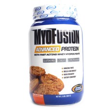 GASPARI NUTRITION MyoFusion無麩質低脂水解乳清蛋白粉, 花生醬餅乾, 907克