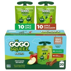 고고 스퀴즈 - 애플 시나몬 2가지맛 90g 20개입