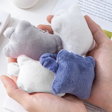 마우스 손목 보호대 받침대 패드 휴대용 쿠션 패브릭 키보드 면, 화이트